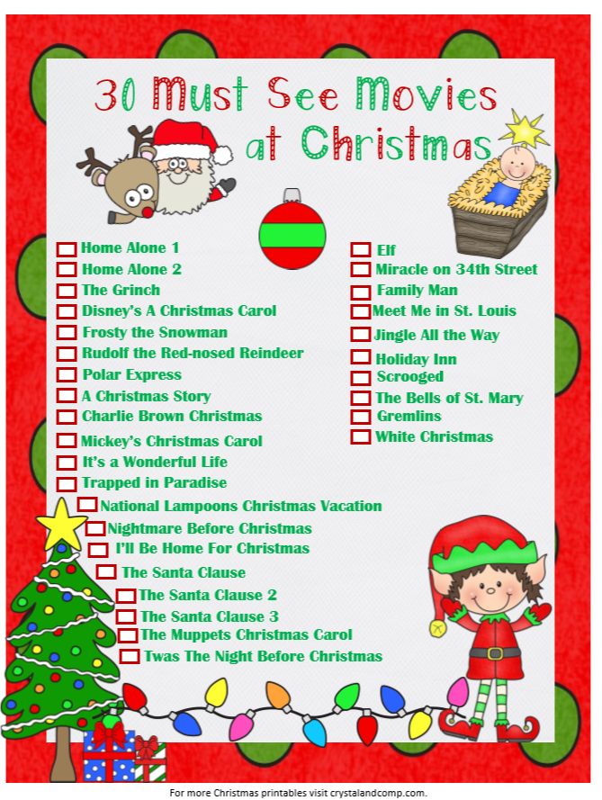 List Of Christmas Movies By Year