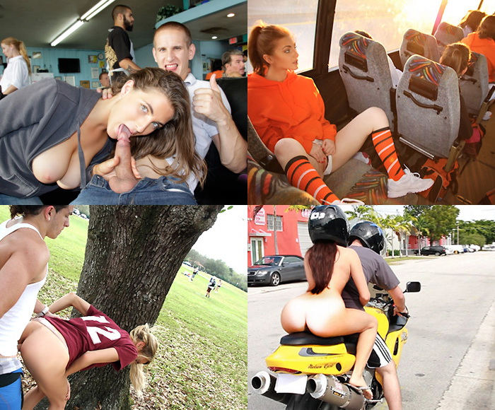 Hot college girls fucking in public