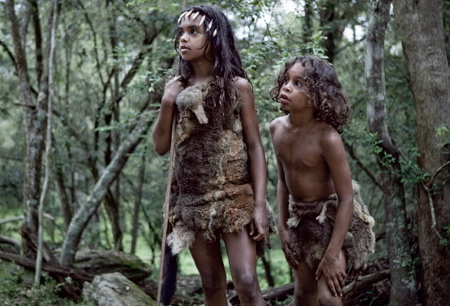 Aborigines going nude