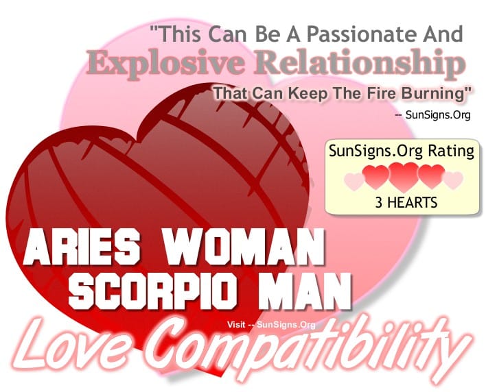 Compatibility Between Aries Woman And Scorpio Man